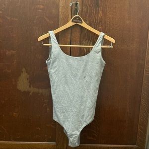 Everlane Body Suit — Size XS, Heather Grey